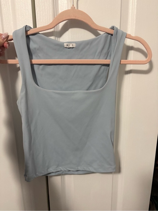 Garage Tops - Garage Light Blue Square-Neck Tank Top